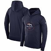 Denver Broncos Nike Sideline Property Of Wordmark Logo Performance Pullover Hoodie Navy,baseball caps,new era cap wholesale,wholesale hats